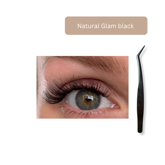 Natural Glam black set